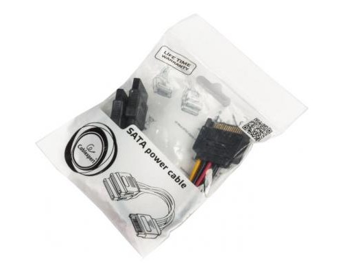 Кабель живлення SATA power 0.15m Cablexpert (CC-SATAM2F-01)