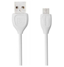 Дата кабель USB 2.0 AM to Micro 5P 0.5m RC-050m White Remax (F_53030)