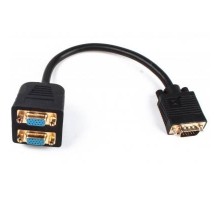 Перехідник Cablexpert VGA M to 2 VGA F (CC-VGAX2-20CM)