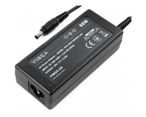 Блок живлення до ноутбуку Vinga Samsung 60W 19V 3.16А 5.5*3.0 (VPA-1934-SM5530-101)
