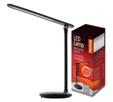 Настільна лампа ColorWay 4W with built-in battery 1800 mAh USB in/out 5V*1A, black (CW-DL02B-B)