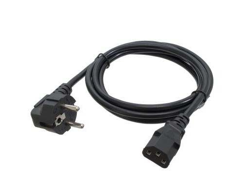 Кабель живлення Kingda С13 - CEE 7/7, переріз дротів 3x1.5, 1.8м (PC6065-1.8m)