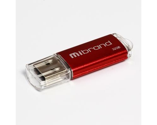 USB флеш накопичувач Mibrand 32GB Cougar Red USB 2.0 (MI2.0/CU32P1R)