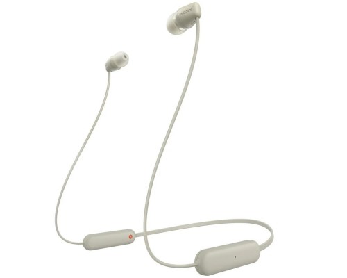 Навушники Sony WI-C100 Beige (WIC100C.CE7)