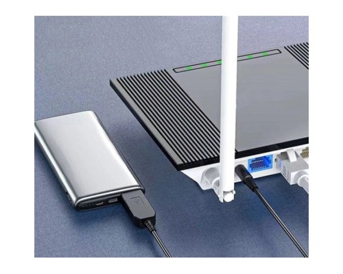 Кабель живлення USB to DC 5.5x2.1 12V 0.8m Armorstandart (ARM65663)