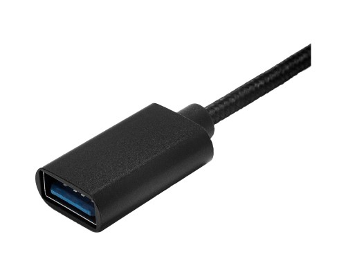 Перехідник OTG AC-150 2in1 USB 3.0 - MicroUSB USB Type-C Black XoKo (AC-150-BK)