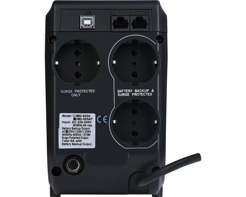 Пристрій безперебійного живлення Powercom IMD-825 AP Schuko
