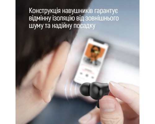 Навушники ColorWay TWS-3 Earbuds Black (CW-TWS3BK)
