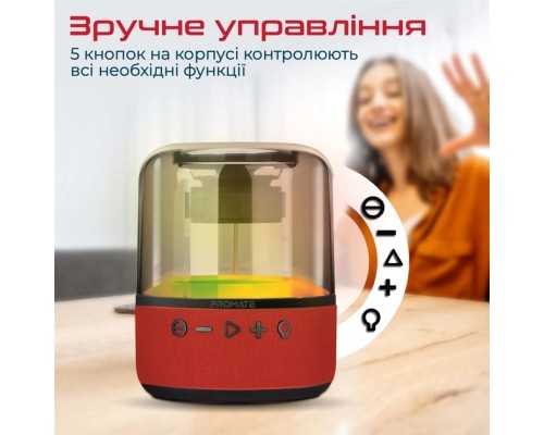 Акустична система Promate Glitz-L Red (glitz-l.red)