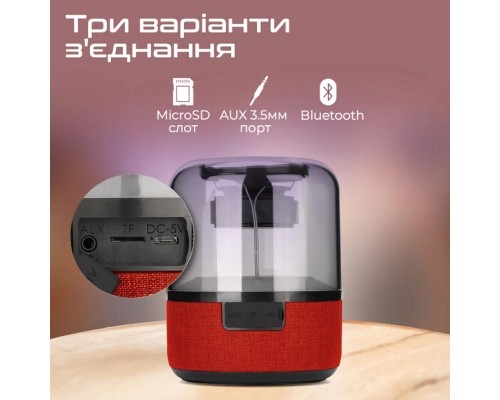 Акустична система Promate Glitz-L Red (glitz-l.red)