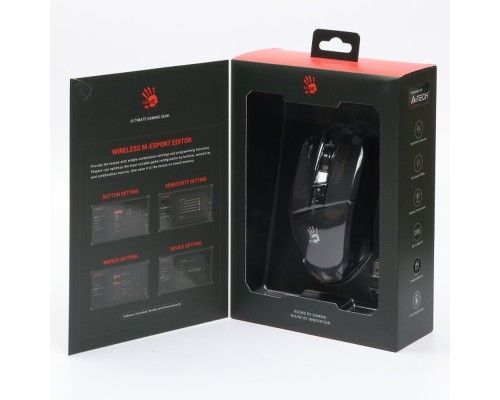 Мишка A4Tech Bloody R36 Ultra Wireless Stone Black (4711422001198)