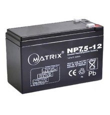 Батарея до ДБЖ Matrix 12V 7.5AH (NP7.5_12)