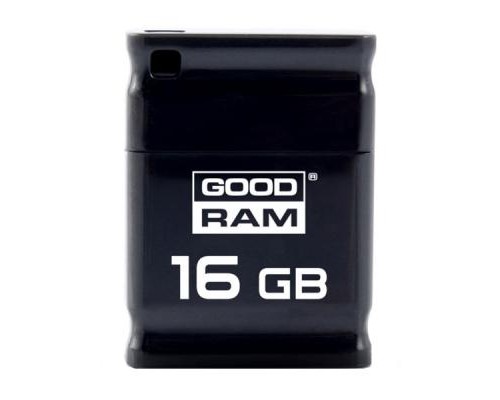 USB флеш накопичувач Goodram 16GB UPI2 Piccolo Black USB 2.0 (UPI2-0160K0R11)