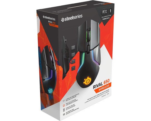 Мишка SteelSeries Rival 650 black (62456)