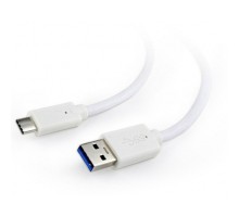 Дата кабель USB 3.0 AM to Type-C 0.1m Cablexpert (CCP-USB3-AMCM-W-0.1M)