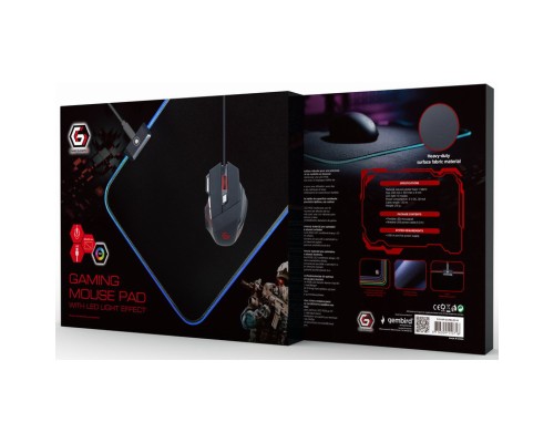 Килимок для мишки Gembird MP-GAMELED-M