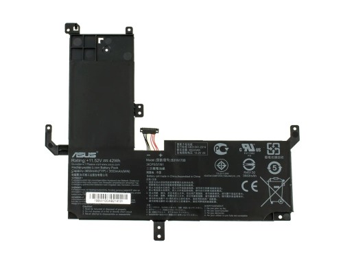 Акумулятор до ноутбука ASUS VivoBook TP510B31N1708, 3653mAh (42Wh), 3cell, 11.52V, black (A97579)