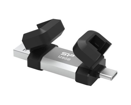 USB флеш накопичувач Silicon Power USB 128G SILICON POWER usb3.2+TypeC Mobile C51 (SP128GBUC3C51V1S)