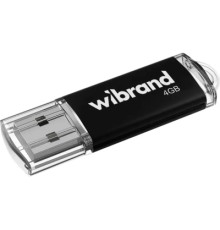 USB флеш накопичувач Wibrand 4GB Cougar BlackUSB 2.0 (WI2.0/CU4P1B)