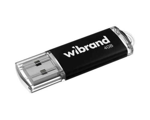 USB флеш накопичувач Wibrand 4GB Cougar BlackUSB 2.0 (WI2.0/CU4P1B)