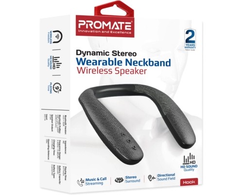 Акустична система Promate Hook Black (hook.black)