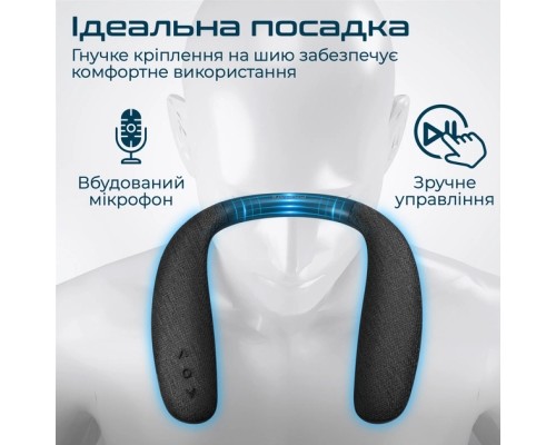 Акустична система Promate Hook Black (hook.black)