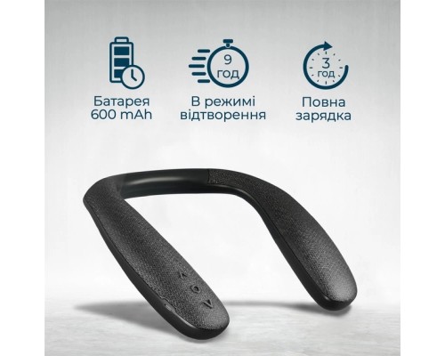 Акустична система Promate Hook Black (hook.black)