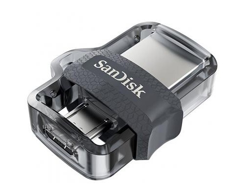 USB флеш накопичувач SanDisk 64GB Ultra Dual Black USB 3.0 OTG (SDDD3-064G-G46)