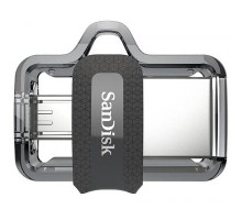 USB флеш накопичувач SanDisk 64GB Ultra Dual Black USB 3.0 OTG (SDDD3-064G-G46)