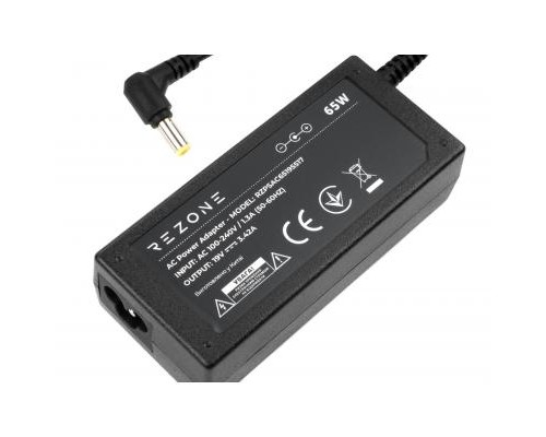Блок живлення до ноутбуку Rezone ACER 65W 19V 3,42A 5.5*1.7 (RZPSAC65195517)
