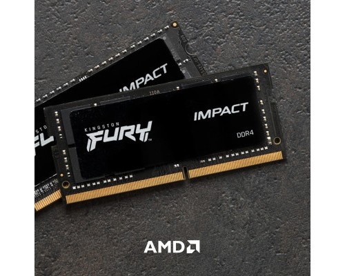 Модуль пам'яті для ноутбука SoDIMM DDR4 8GB 3200 MHz Fury Impact Kingston Fury (ex.HyperX) (KF432S20IB/8)