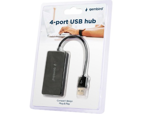 Концентратор Gembird USB 2.0 х 4 (UHB-U2P4-04)
