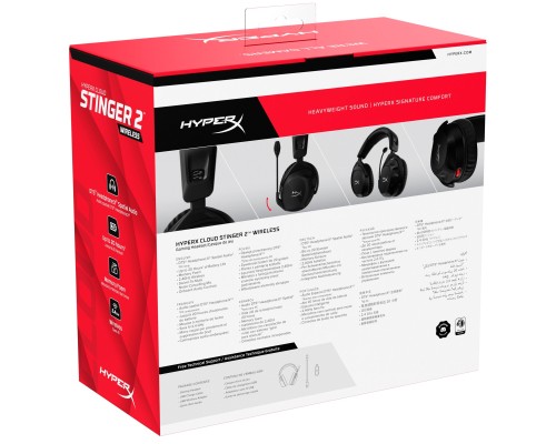 Навушники HyperX Cloud Stinger 2 Wireless Black (676A2AA)