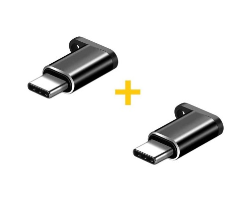 Перехідник MicroUSB to Type-C AC-012 2 pcs XoKo (XK-AC012-BK2)