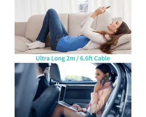 Дата кабель USB-C to Lightning 2.0m MFI Choetech (IP0041-BK)