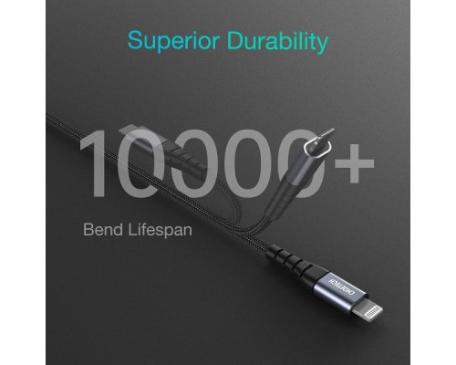Дата кабель USB-C to Lightning 2.0m MFI Choetech (IP0041-BK)