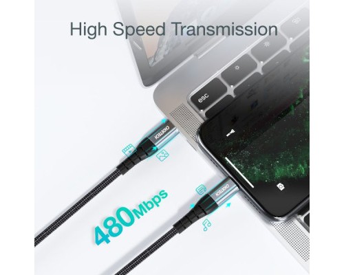 Дата кабель USB-C to Lightning 2.0m MFI Choetech (IP0041-BK)