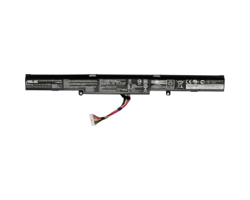 Акумулятор до ноутбука ASUS X450J A41-X550E, 37Wh (2500mAh), 4cell, 14.4V, Li-ion, black (A47765)