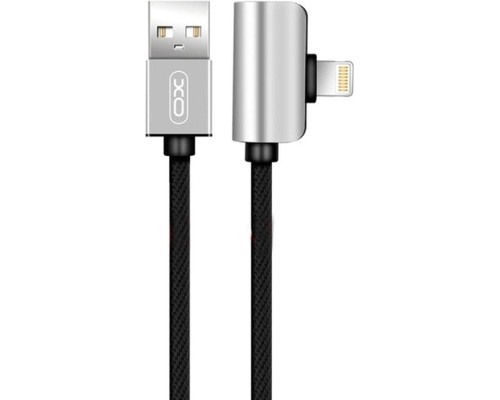 Дата кабель NB46 2in1 USB - Lightning + Lightning Audio 2.4А 1.0m Silver XoKo (XO-NB46)