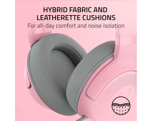 Навушники Razer Kraken Kitty V2 Quartz (RZ04-04730200-R3M1)