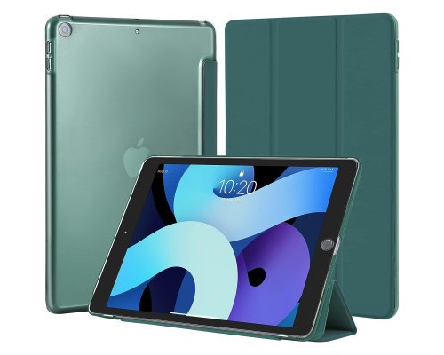 Чохол до планшета BeCover Tri Fold Hard Apple iPad 10.2 2019/2020/2021 Dark Green (709656) (709656)