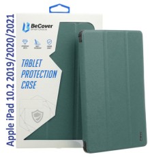 Чохол до планшета BeCover Tri Fold Hard Apple iPad 10.2 2019/2020/2021 Dark Green (709656) (709656)