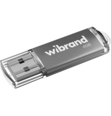 USB флеш накопичувач Wibrand 4GB Cougar Silver USB 2.0 (WI2.0/CU4P1S)