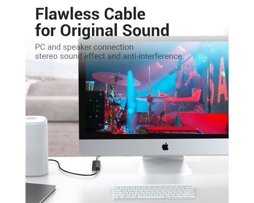 Концентратор Vention USB 3.0 to 3хUSB 3.0/2хTRS Audio/USB Micro 1.0m (CHIBF)