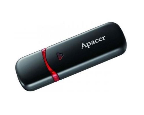 USB флеш накопичувач Apacer 16GB AH333 black USB 2.0 (AP16GAH333B-1)