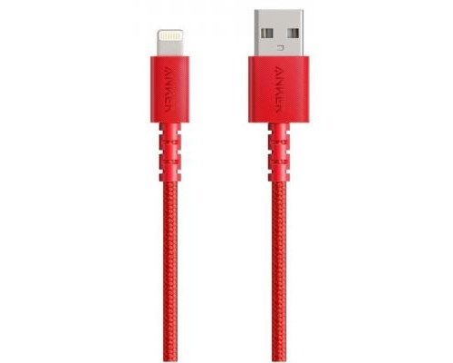 Дата кабель USB 2.0 AM to Lightning 0.9m Select+ Red Anker (A8012H91)