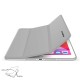 Чохол до планшета BeCover Tri Fold Soft TPU mount Apple Pencil Apple iPad 10.2 2019/2020/2021 Gray (706744)