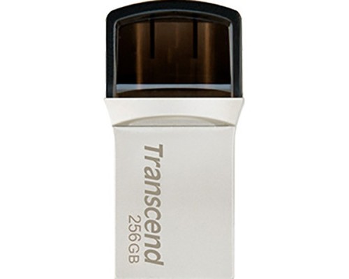 USB флеш накопичувач Transcend 256GB JetFlash 890 USB 3.1/Type-C (TS256GJF890S)