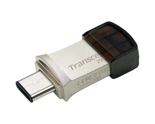 USB флеш накопичувач Transcend 256GB JetFlash 890 USB 3.1/Type-C (TS256GJF890S)
