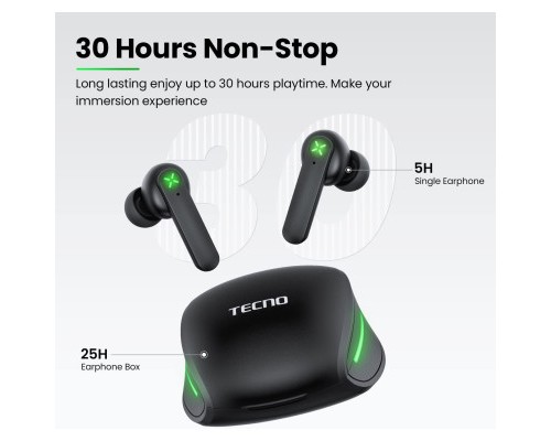 Навушники Tecno G01 Black (4895180780899)